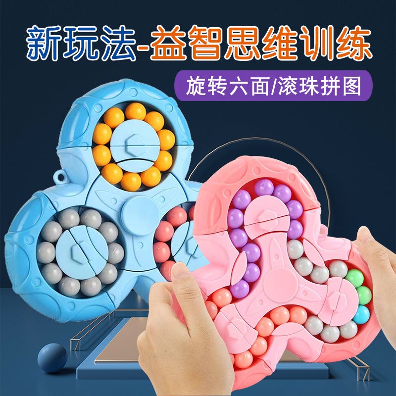 Elementary School Students Rubik'S Cube Intelligence Toy Finger Gyro Boring Decompression Artifact Children'S Educational Toys Kindergarten Gift - Image 2