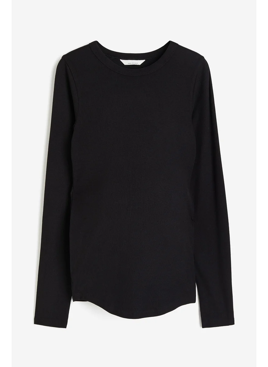 اتش اند ام Mama Ribbed Jersey Top
