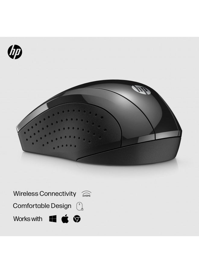 HP HP X3000 G2 Wireless Mouse - Ambidextrous 3-Button Control, & Scroll Wheel - Multi-Surface Technology, 1600 DPI Optical Sensor - Win, Chrome, Mac OS - Up to 15-Month Battery Life (28Y30AA#ABA, Black)  - Image 3