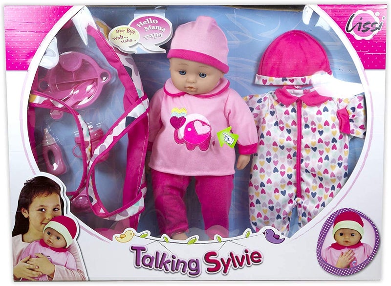 Lissi 16" Talking Baby Doll with Accessories - Image 2