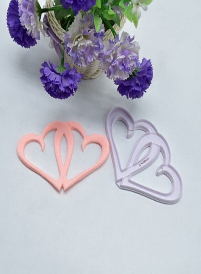 JoyGlobal Entwined Valentines Hearts Cutter - for Sugarcraft Cake Decoration - Image 1