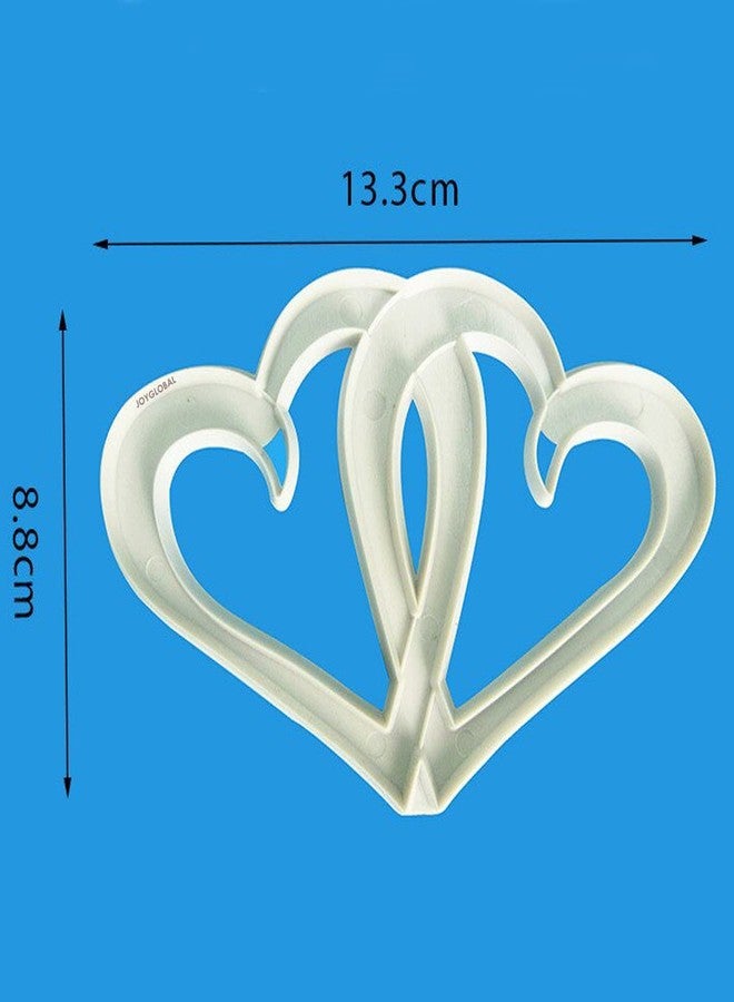 JoyGlobal Entwined Valentines Hearts Cutter - for Sugarcraft Cake Decoration - Image 3
