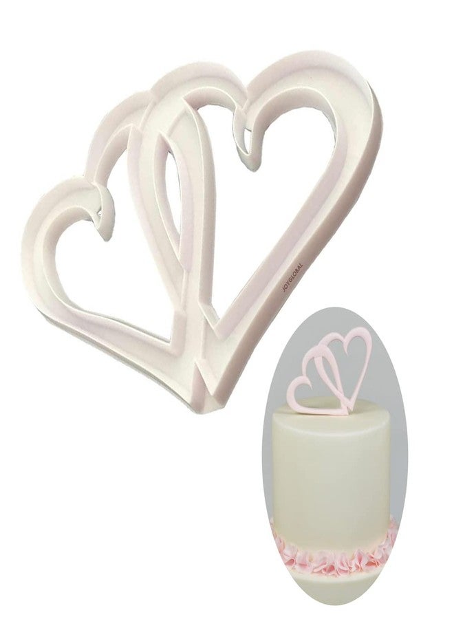 JoyGlobal Entwined Valentines Hearts Cutter - for Sugarcraft Cake Decoration - Image 2
