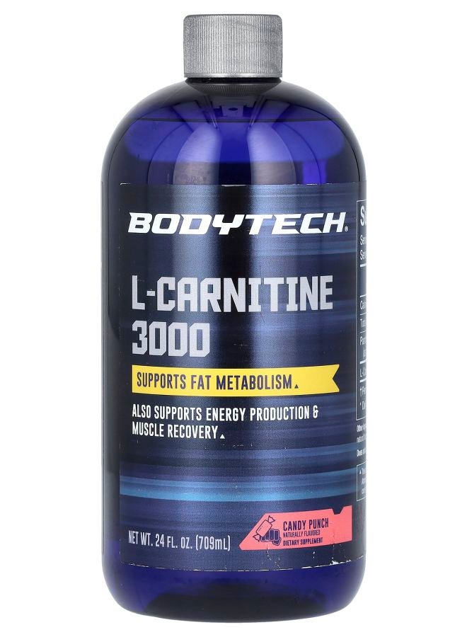 LCarnitine 3000 Candy Punch 24 fl oz (709 ml)