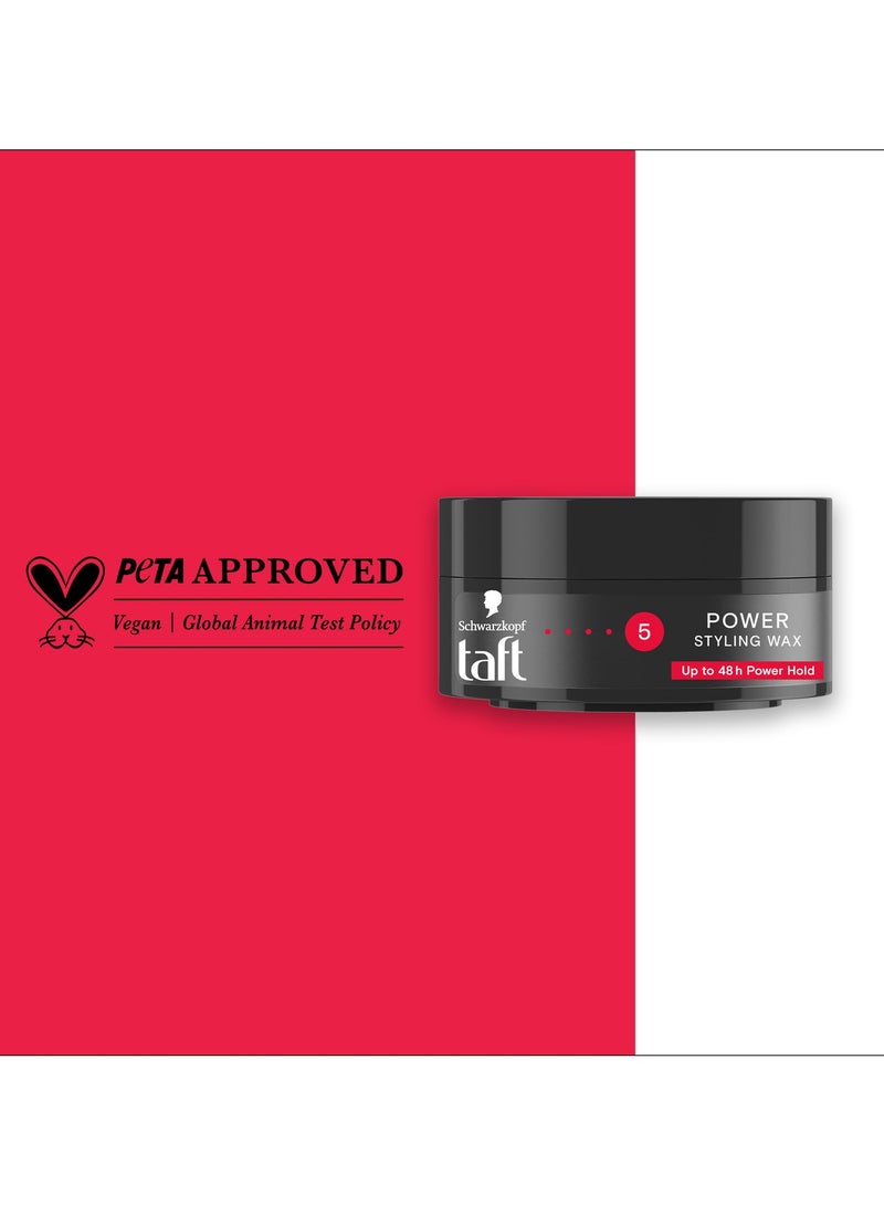 Schwarzkopf Taft Power Hair Styling Wax 75ml  - Image 4