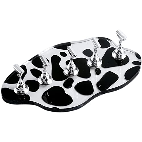 ZOQINI 1Set Acrylic Nail Stand Nail Holder for Painting Nail Durable Alloy Nail Holder Nail Display Stand Nail Practice Nail Tip Stand Highly Magnetic Nail Art Tools DIY for Homes and Salons - Image 2