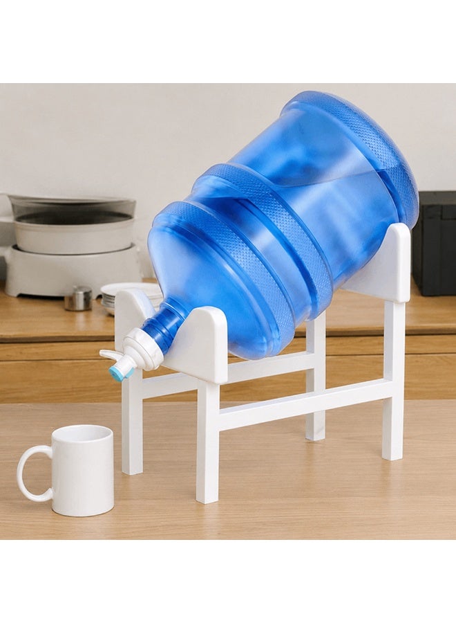 DubaiGallery Heavy Duty Water Bottle Storage Stand Rack 50KG Load Bearing Capacity with Reinforced H Type Structure, Durable Support Frame, Stable Design, Compatible with Drinking Water Dispensers, Ideal for Home Office Kitchen Use - Image 5