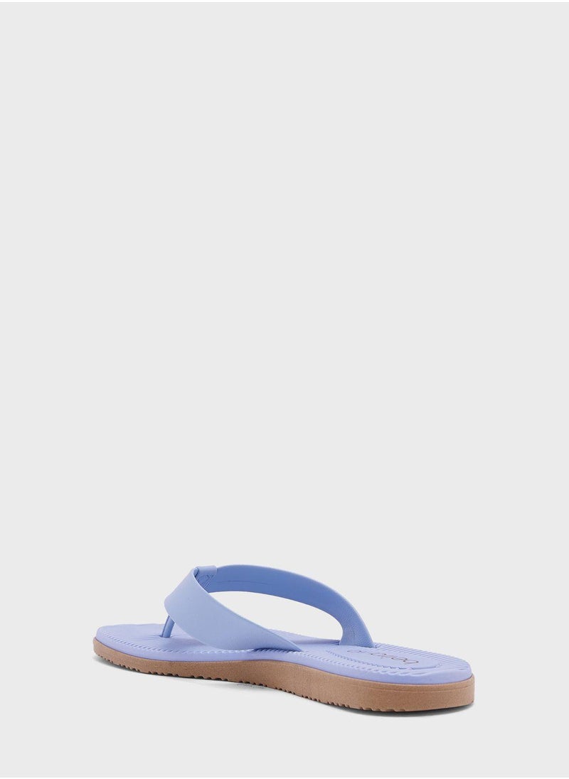 Beira Rio - Marilyn Single Strap Flat Sandals | Made in Brazil - Image 1