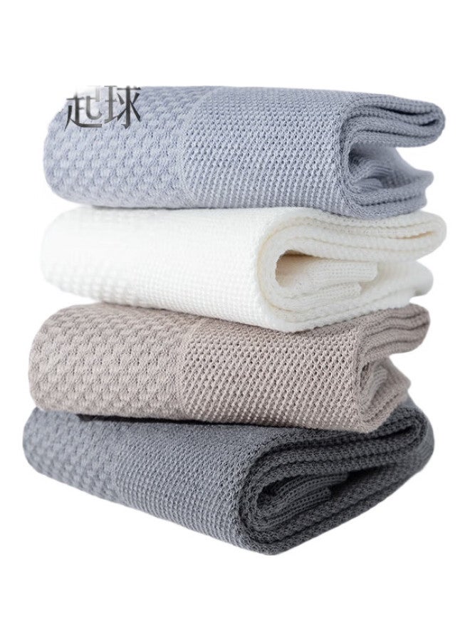 ZJZUE Cotton Socks For Men, 100% Cotton, Spring And Summer, Pure Cotton Mesh Mid-Calf Socks, Thin, Odor-Resistant, Sweat-Absorbing, Antibacterial Men'S Cotton Socks - Image 3
