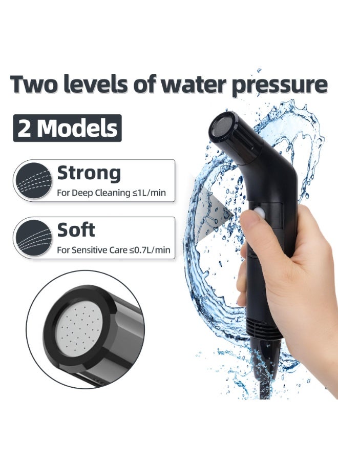 بمعنى سحر بمعنى حديقة بيديه محمول للسفر محمول مع حقيبة مياه سعة 3 لتر، بيديه للسفر والتخييم، رذاذ بيديه قابل لإعادة الشحن لتنظيف النظافة الشخصية. - Image 5