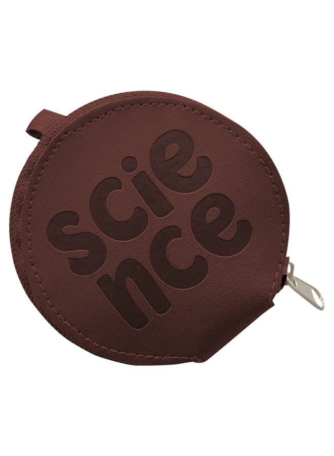 Kmaxai Mini Earphone Storage Bag Portable Dopamine Travel Organizer Cute Coin Purse Keychain Lanyard Strap Brown - Image 3