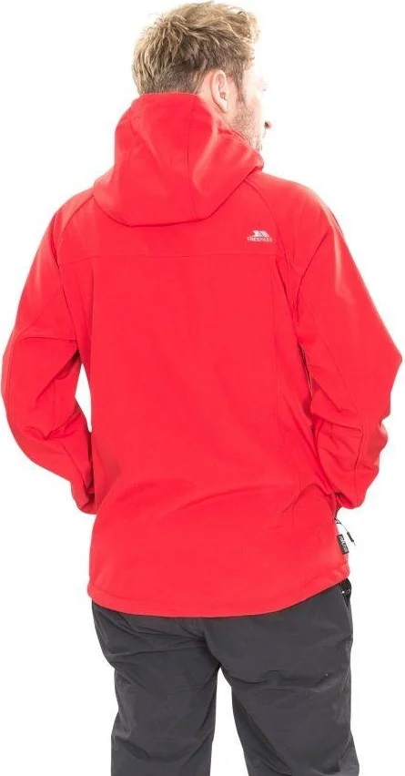 Trespass MAJKSSM20007-RED Accelerator II - Male Softshell Jkt TP75 Men's Softshell Jacket