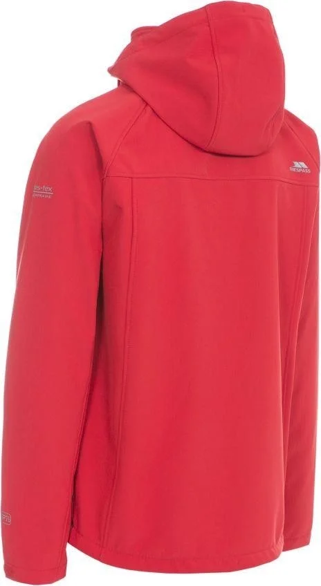 Trespass MAJKSSM20007-RED Accelerator II - Male Softshell Jkt TP75 Men's Softshell Jacket