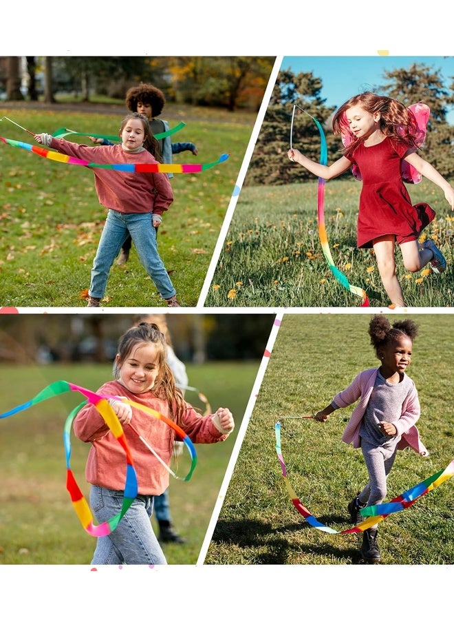 8 قطع من شرائط الرقص - عصا الجمباز، عصا راقصة الشريط للرقص الفني، الجمباز، عرض المواهب، اللياقة البدنية، التدريب - Image 5