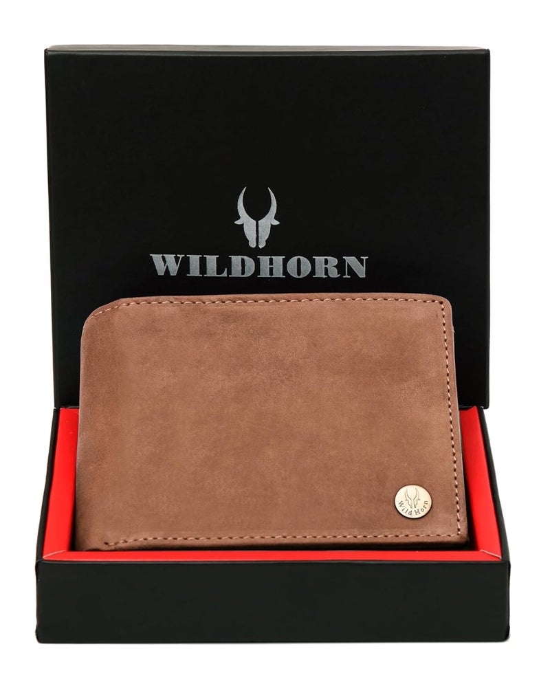 Wildhorn محفظة جلدية محمية بتقنية RFID للرجال، تان هانتر - Image 2