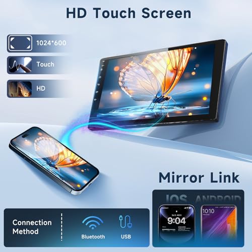 VECHTEL 5G WiFi Android 15 Car Stereo for Toyota GT86/Subaru BRZ 2012-2016 with Wireless Carplay Android Auto, 9 Inch Touch Screen Radio Support GPS/Bluetooth/FM/SWC/Backup Camera - Image 5