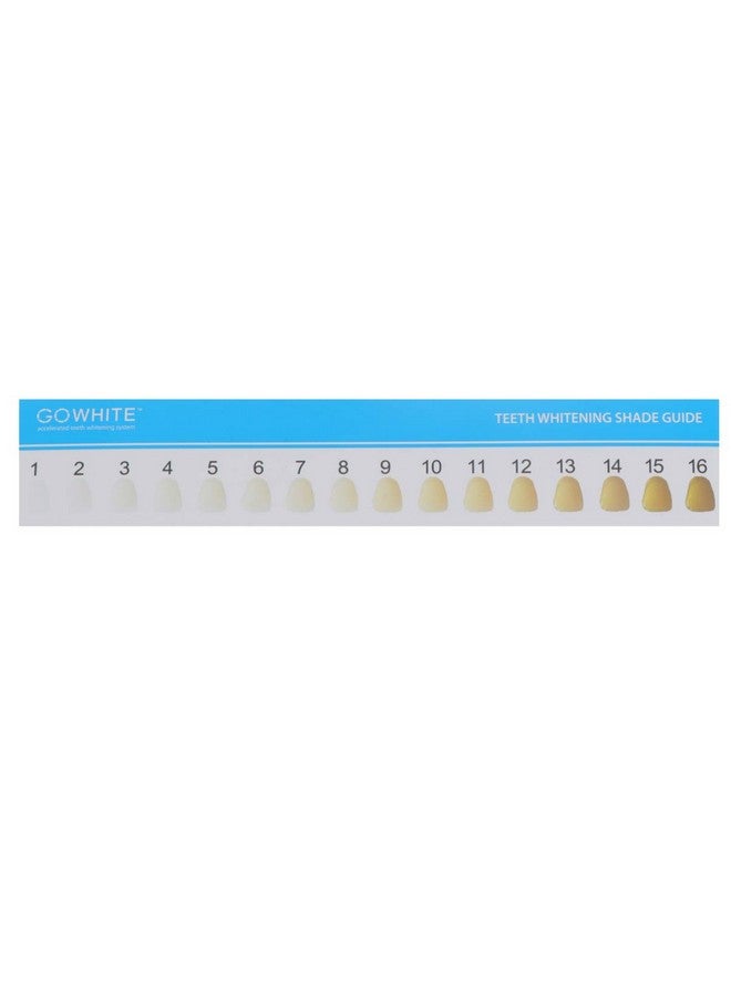 HEALLILY - 20Pcs Teeth Shade Guide Tooth Shade Chart Tracking Comparing Dental Equipment Dentist Material Professional Household Oral Care Supplies - Image 1