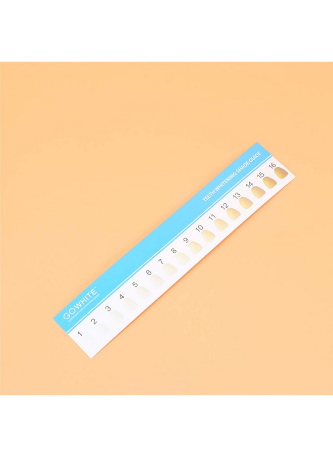 HEALLILY - 20Pcs Teeth Shade Guide Tooth Shade Chart Tracking Comparing Dental Equipment Dentist Material Professional Household Oral Care Supplies - Image 1