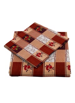 LUXURY CRAFTS LUXURY CRAFTS Polycotton 144TC Double Bedsheet with 2 Pillow Covers Multicolour  - Image 3