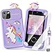 Luyiilo Kids Smart Phone Toys for GirlsUnicorn Gift Toys for Girls Ages 39 Christmas Birthday Gifts Mini Smart Phone Toys With 28 Touchscreen 16 Learning Games Dual Camera Music Player 8G SD Card - Image 3