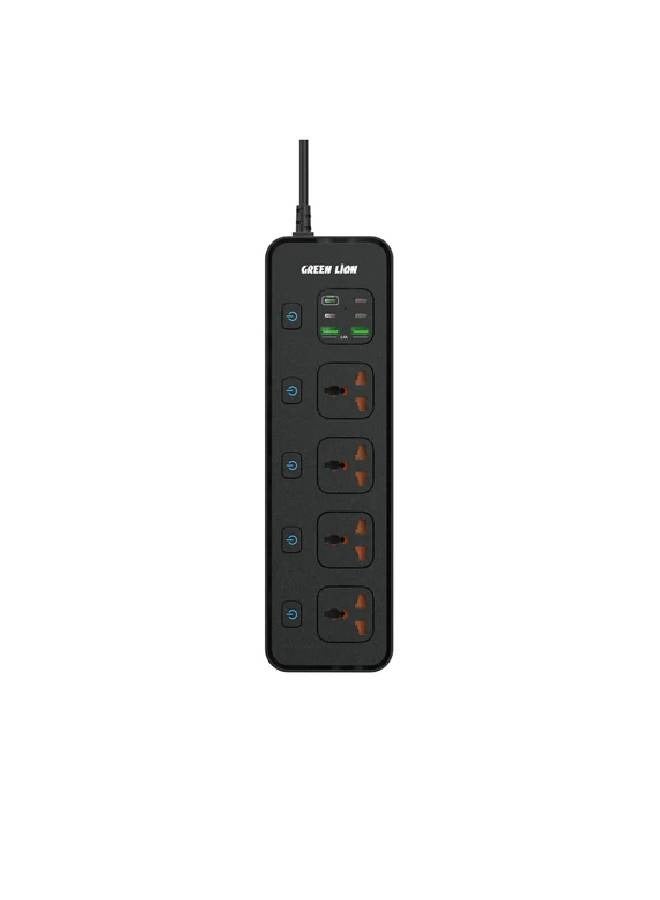Green Lion PD 30W 4 Power Socket, 4 USB-A, 2 USB-C - Image 1