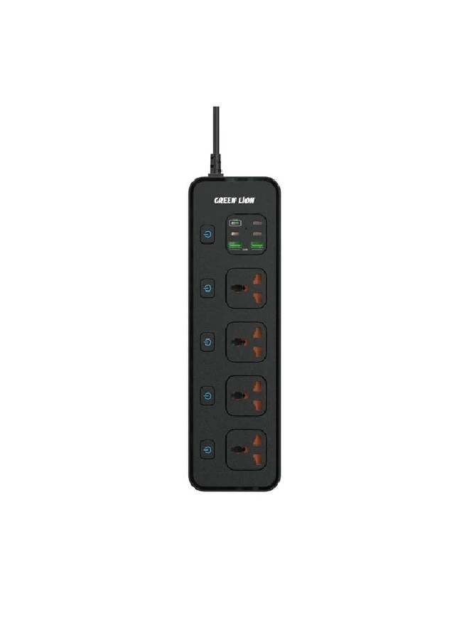 Green Lion PD 30W 4 Power Socket, 4 USB-A, 2 USB-C - Image 2