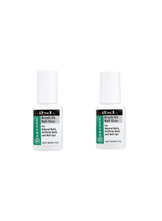 Ibd غراء الأظافر Ibd 5 Second Brush On Nail Glue 54006 من Ibd (عبوة من قطعتين) - Image 1