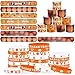 PIXHOTUL 40 Pieces Basketball Party Favors Basketball Silicone Wristbands Basketball Toy Bracelets for Basketball Game Day Teens Birthday Basketball Theme Party Basketball Team Awards Presents - Image 2