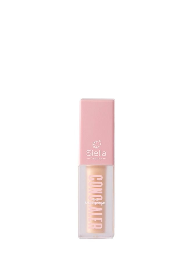 Siella Beauty The Multi Magic Lightweight High Coverage Creamy Concealer To Conceal, Brighten, Highlight, and Contour Desired Areas On The Face N1 - Image 2
