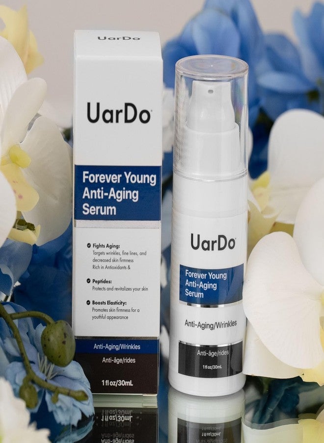 Uardo Forever Young Anti-Aging Serum 1 Fl Oz / 30 ml - usn103 | For Wrinkles, Fine Lines | Increases Skin Firmness | With Antioxidants & Peptides | For Women and Men - Image 4