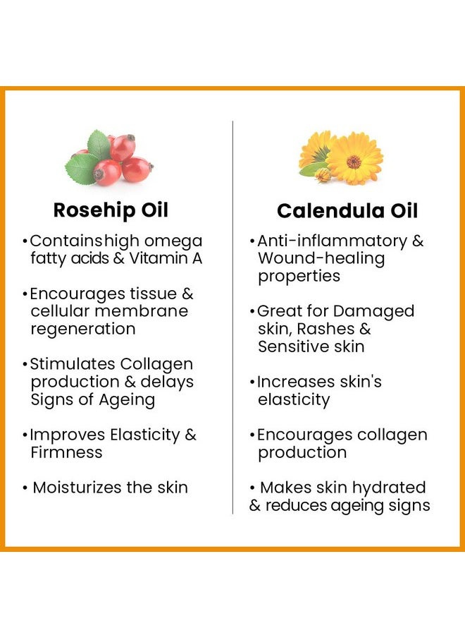Keya Seth Aromatherapy Keya Seth Aromatherapy Rosehip Body Oil Non-Sticky & Quick Absorbing I Glowing & Ageing Skin Reduces Stretch Marks, Scars, Uneven Skin Tone 200Ml  - Image 5