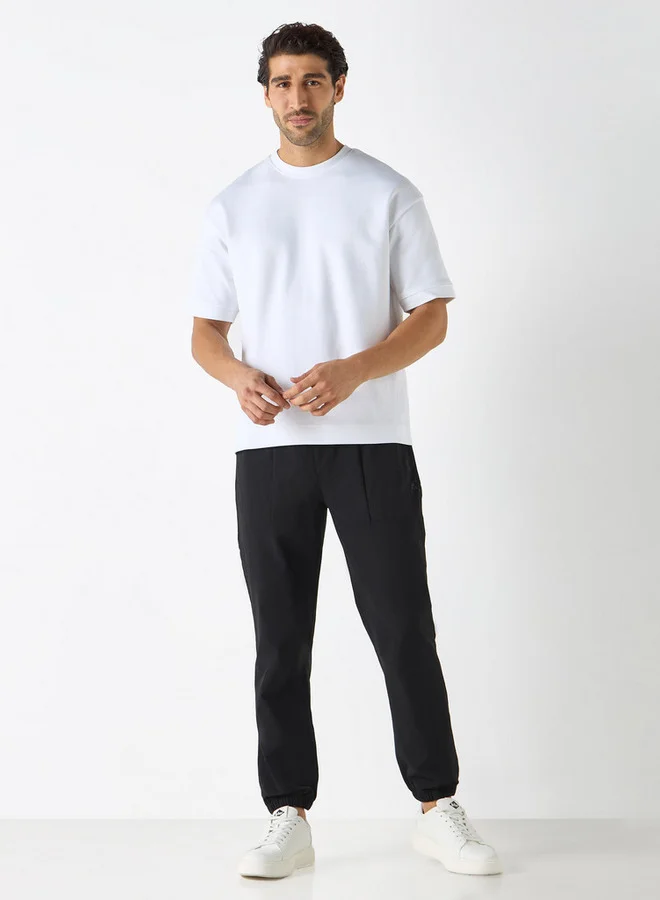 ADOT by Splash Panelled Joggers with Zippered Pockets