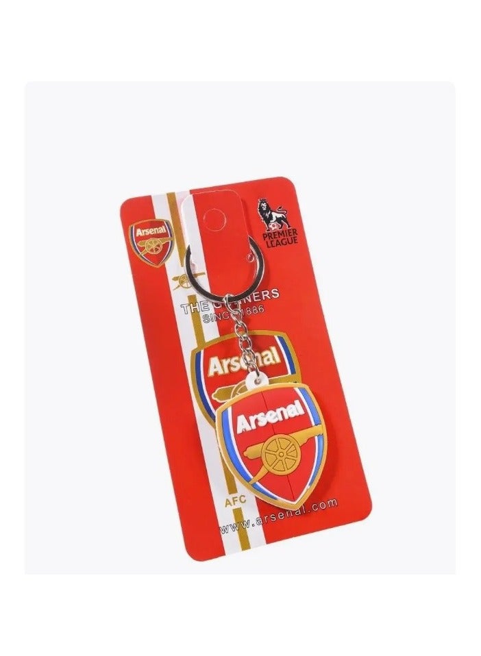 MARIO DRAFTS Football Club Logo Keychain,Unisex, Metal Ring with 3D Design, Football Fans Keychain - Image 5