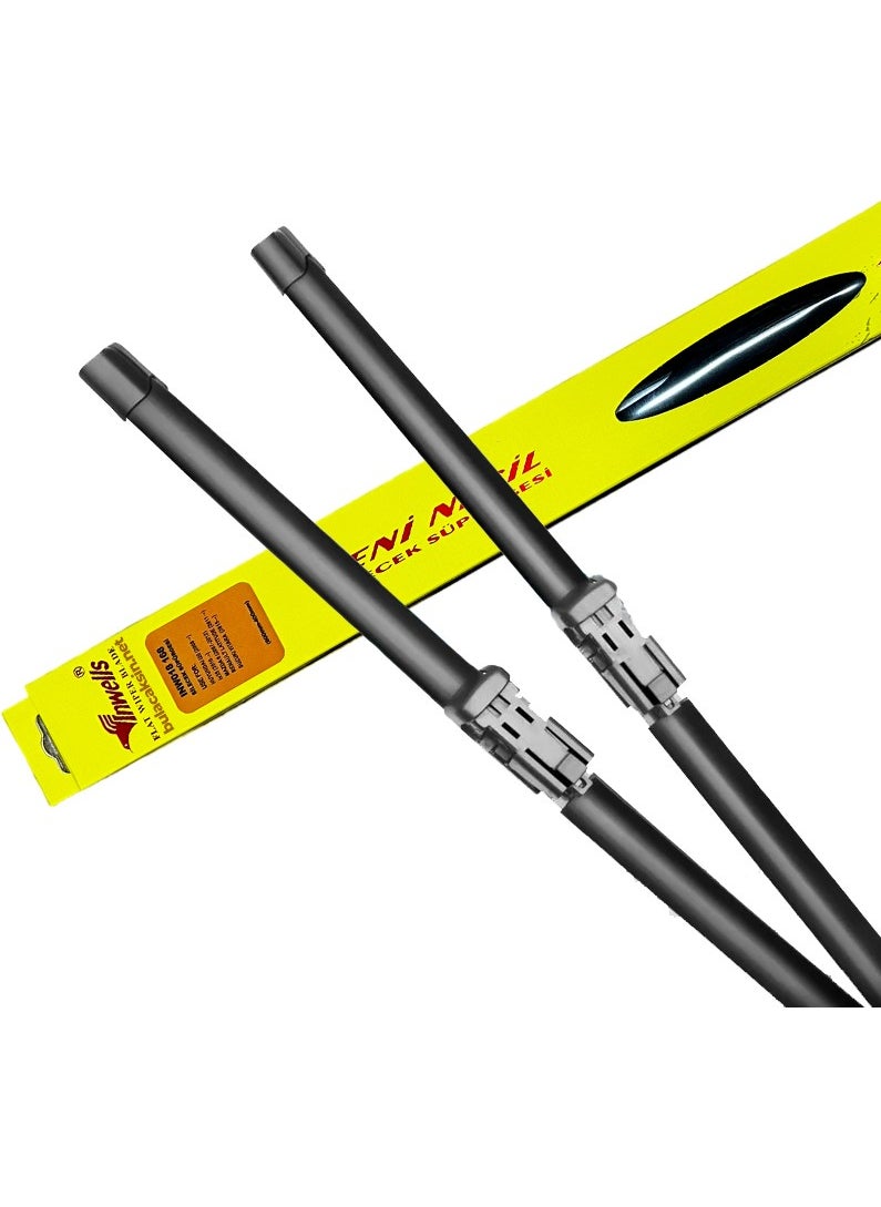 Inwells Banana Wiper Set Compatible with Peugeot 2008 2019-2023  - Image 1