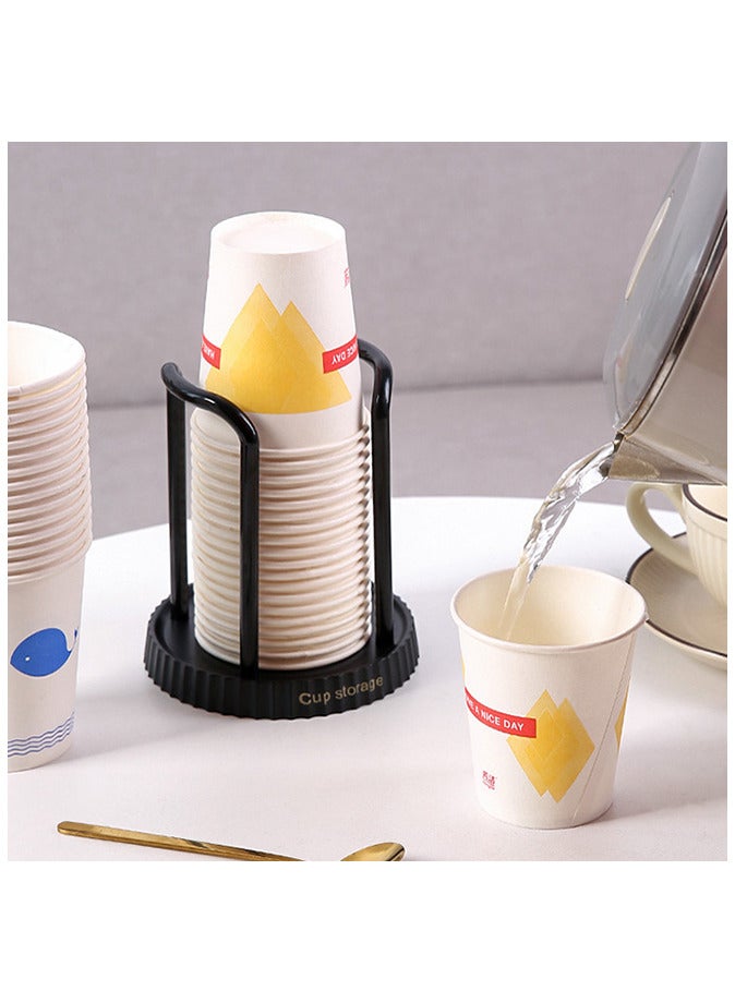 Generic Paper Cup Holder Household Disposable Cup Storage Coffee Cup Dispenser For Counter  - Image 3