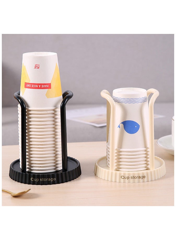 Generic Paper Cup Holder Household Disposable Cup Storage Coffee Cup Dispenser For Counter  - Image 5