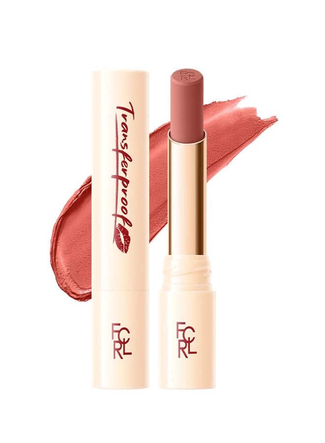 FOCALLURE Lasting Matte Lipstick - PK03 Mauve Pink | 3.5g, 16H Transferproof & Waterproof, Non-Drying, Highly Pigmented, Lightweight & Breathable, Smooth Application for All-Day Wear - Image 1