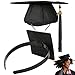 PUNCHMAN Graduation Cap Headband Insert- Black 1 Pack Firm Anti-fall Hair Band,Graduation Hat Headband Holder for Secure Grad Cap And Hairstyle,Hat Accessories for Graduates,Students,Girls - Image 2