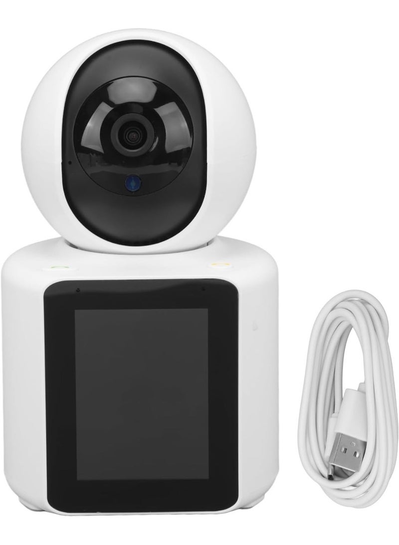 DubaiGallery 1080P Smart WiFi Baby Monitor Camera with Two-Way Audio, Motion Tracking, Night Vision, 360° Pan Rotation, Mobile App Control, Alarm Alerts, Multi-User Viewing, Remote Monitoring for Home, Baby, Elderly and Pet Security Protection Day and Night. - Image 1