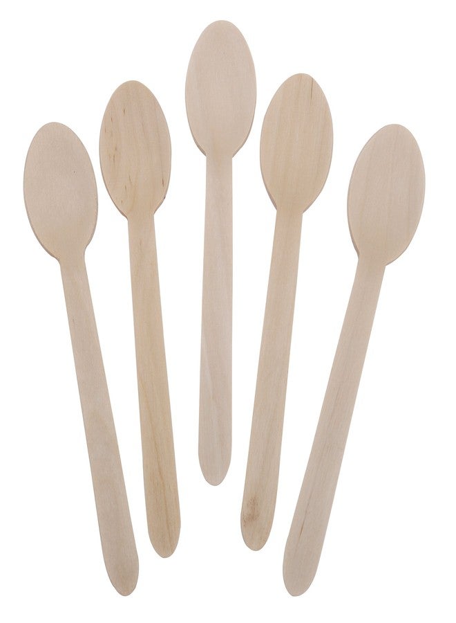 Ecoware® 100% Biodegradable, Compostable, Ecofriendly, Disposable Spoons 5.5 Inch (Pack of 25 Spoons) - Image 1