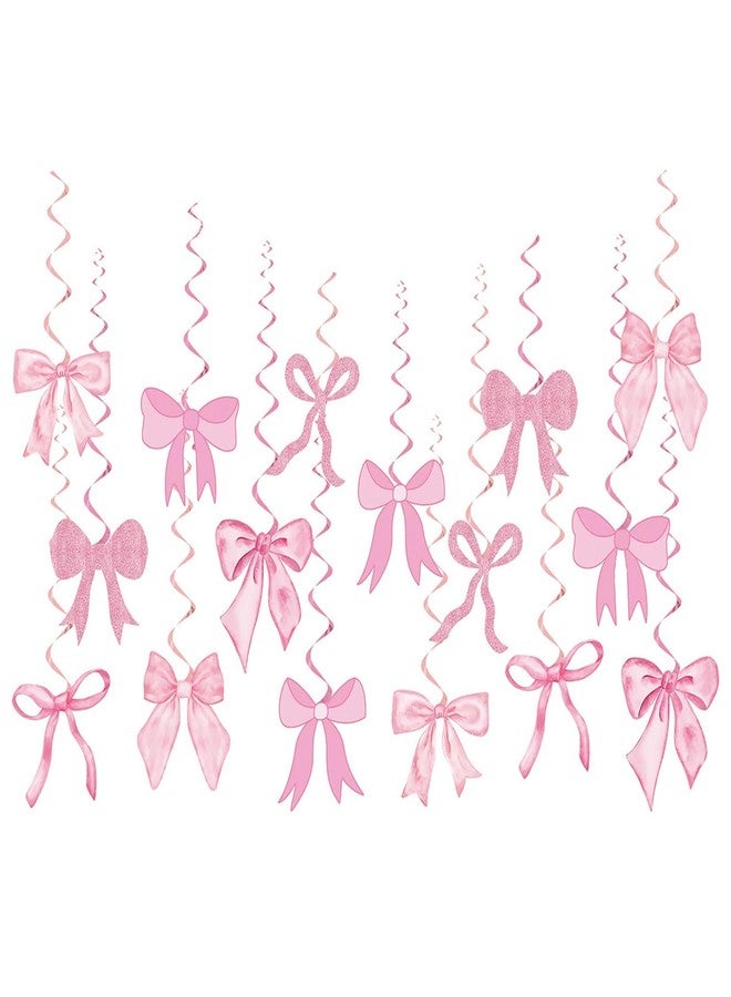 PLAP Happy Birthday Bow Paper Banner Girl Bow Party Birthday Banner Decoration - Image 4