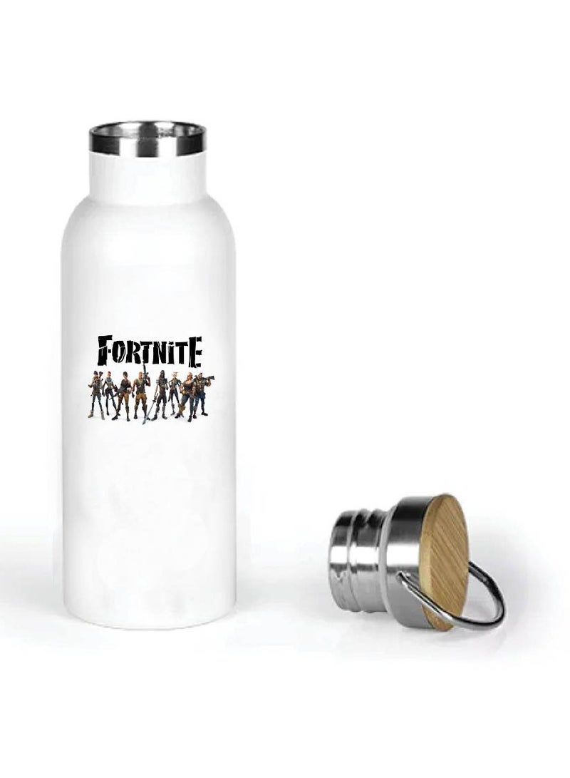 Generic Stainless Steel Online Gaming Water Flask Bottle With Bamboo Cap And Gaming Design-Flask Bottle 600ml-Eco-Friendly Hydration For Gamers-Ideal Gift For Young Gamers - Image 5