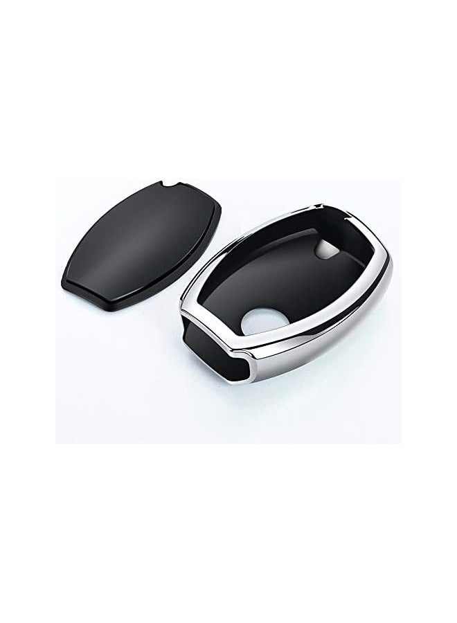 CATANES for Mercedes Benz Key Fob Cover with Keychain Soft TPU Key Case Cover Compatible with Mercedes Benz GLA GLK V Vitol Key Holder Remote Protection