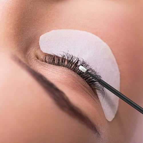 Cuttte 500PCS Disposable Micro Swabs for Eyelash Extension, Micro Applicators Eyelash Swabs for Makeup Application Black (Head Diameter: 2.0mm) - Image 5