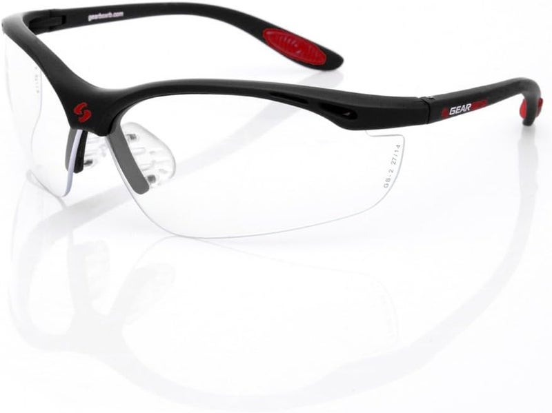 Gearbox Sports Vision Eye Wear - Clear Lens Racquetball Goggles - Image 1