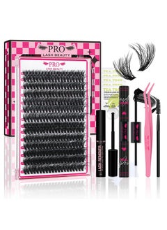 Lash Extension Kit Lash Clusters Kit 3D Soft Individual Lashes With Lash Bond And Seal Lash Tweezers Eyelash Remover Diy Eyelash Extension(60D+80D,D-10-18Mix Kit) - pzsku/Z9EDCEC63FEADABB362C5Z/45/_/1734437825/840ca2c0-487f-493a-a0ab-8b5d4c32c9b7