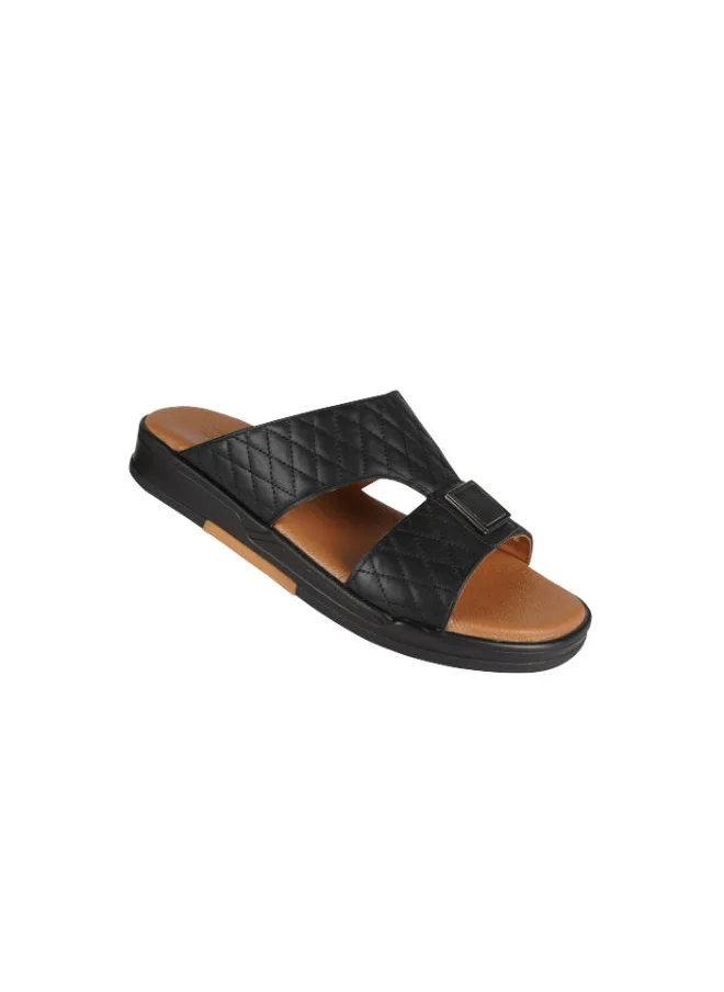 barjeel uno Barjeel Uno Mens Arabic Sandals MSA-120 Black