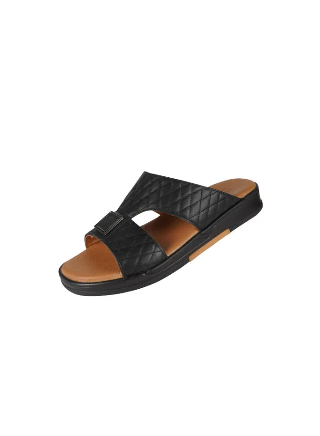 barjeel uno Barjeel Uno Mens Arabic Sandals MSA-120 Black