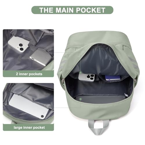 coofay Gym Backpack For Women Waterproof Sports Backpack With Shoe Compartment Lightweight Travel Backpacks Small Gym Bag Dance Volleyball Backpacks - Image 3