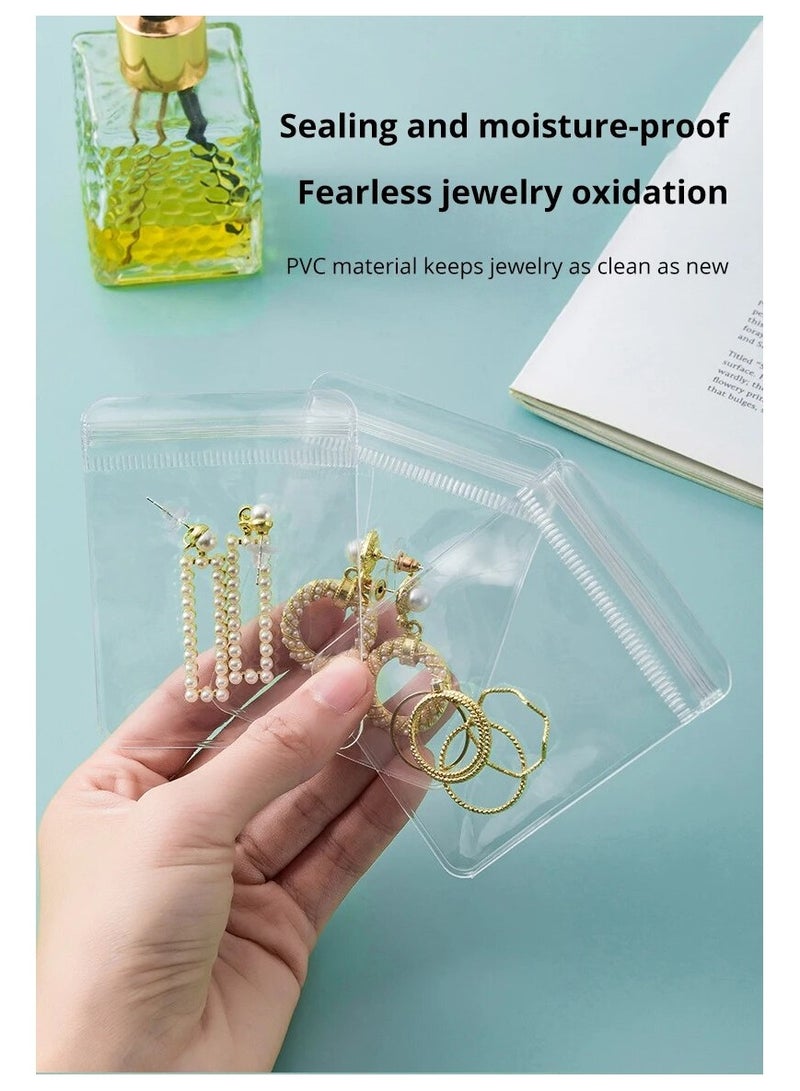 2 Pieces Of A Photo Album Book To Store Your Jewelry Brooches Necklaces Bracelets And Rings It Is Transparent Is Inside Is Resistant To Dust Suitable For Travel Daily Use and At Parties